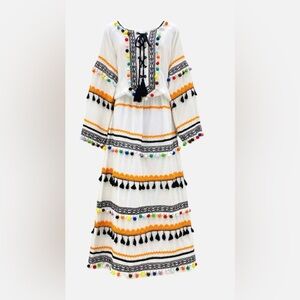 ❤️DODO BAR OR TASSEL POM POM MAXI DRESS L